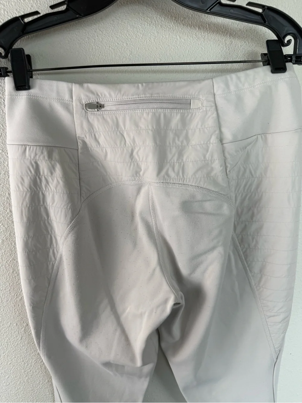Athleta Peak Hybrid Fleece Tight Pant Birch Grey Winter Sport Ski Women’s Medium